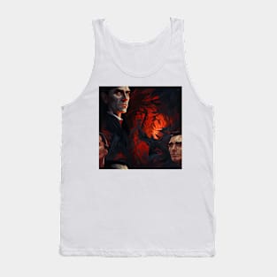 Halloween Monsters 10 - Dracula/Vampire Tank Top